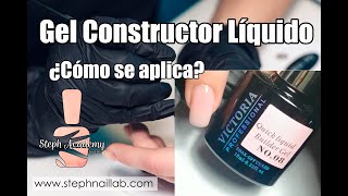 Aplicación de Gel Constructor Líquido  Quick Liquid Builder Gel de Victoria  Manicurista [upl. by Hedges]