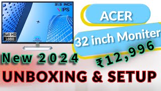 Acer EB321HQ 315 Inch IPS Full HD 1920 x 1080 Pixels I 300 Nits Brightness I HDMI VGA Ports [upl. by Onyx26]