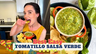 BEST Tomatillo Salsa Verde [upl. by Harned]