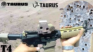 FUZIL T4 TAURUS CUSTOMIZADO  RED DOT VORTEX [upl. by Losyram707]