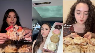 Desserts 🍫🍪🍩 MUKBANG ASMR TIKTOK food compilation [upl. by Esinal]