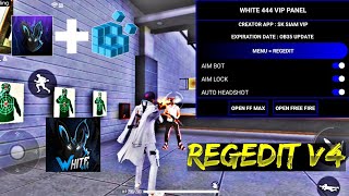 Injector Vip 100 Antiban Free Fire  Auto Headshot Vip White 444 Regedit Panel Free Fire Max  FF [upl. by Arabelle]