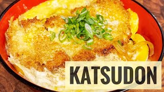 Katsudon RecipeJapanese Pork Cutlet Rice Bowl  Japanese Home Cooking カツ丼の作り方 [upl. by Kelda]