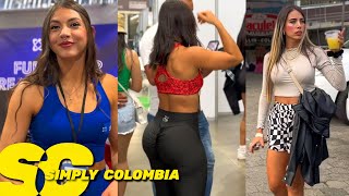 COLOMBIAN GIRLS amp FITNESS EVENT IN MEDELLIN COLOMBIA 2023 [upl. by Mariel]