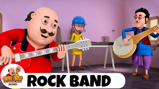 Rock Band  Comedy Funny Cartoon  मोटू पतलू  Full Ep 65  Motu Patlu Show 2024 [upl. by Millham]