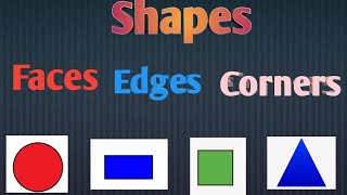 Faces Edges amp Corners ✍️ To know about faces edges and Corners of Solid Shapes 👍 [upl. by Carie862]