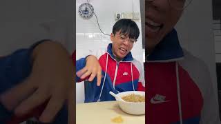 FASTEST Way To EAT NOODLES shorts [upl. by Enniroc857]