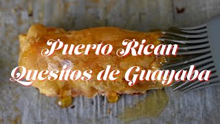 Puerto Rican Quesitos de Guayaba Guava and Cheese Pastries At Home [upl. by Rhodia]