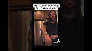 Bricc Baby Calls For Crip Mac amp Odm Slim DP [upl. by Mharg425]