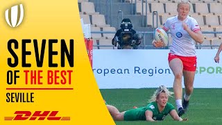 Seven Amazing Tries from Sevens in Seville [upl. by Brinkema]