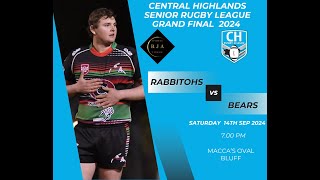 Bluff Rabbitohs v Clermont Bears Grand Final 2024 [upl. by Nomrej]