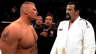 Steven Seagal vs Brock Lesnar  Aikido Master vs MMA [upl. by Ihab187]