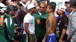 Floyd Mayweather Vs Marcos Maidana 2  Weigh in reaction [upl. by Ahron722]