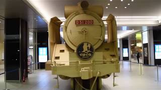 Giant cardboard steam train in Hiroshima Station [upl. by Ebarta945]