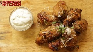 Garlic Parmesan Chicken Wings  Keto Recipes  Headbangers Kitchen [upl. by Ottillia]