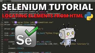 Python Selenium Tutorial 2  Locating Elements From HTML [upl. by Narda153]