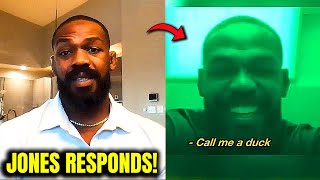 Jon Jones CAUGHT OUT Making RIDICULOUS Excuses For Tom Aspinall 🦆 [upl. by Dieterich229]