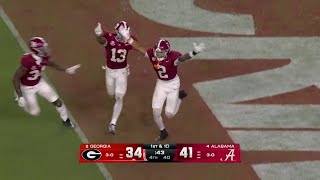 INSANE END TO ALABAMA VS GEORGIA [upl. by Elli]