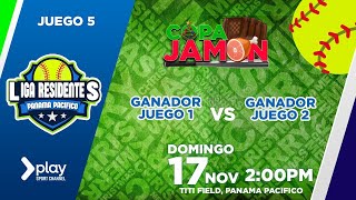 🥎🔥 LRPP SOFTBALL  COPA JAMÓN 2024 Juego 5 Ganador Juego 1 vs Ganador Juego 2  Nov 17 2024🏆 [upl. by Gough]