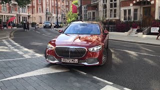 Exotic Luxury Cars Of London 2024 33  Spectre Maybach Ghost Phantom Mulsanne 280SE Bentayga [upl. by Snehpets]