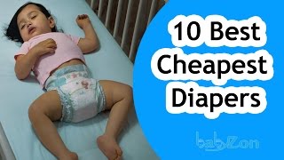 Best Cheapest Diapers 2016 for your Baby [upl. by Aydni]