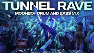 MOONBOY  TUNNEL RAVE Drum amp Bass Mix [upl. by Able]