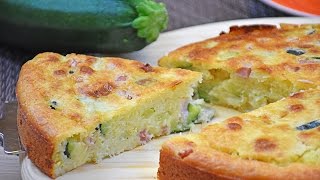 Torta 7 vasetti salata con zucchine e scamorza  Ricetta di Fidelity Cucina [upl. by Belia692]