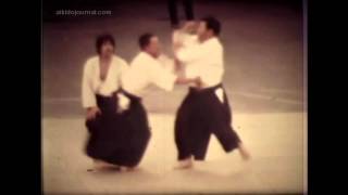 Morihiro Saitos Explosive Iriminage at the 1978 AllJapan Aikido Demonstration [upl. by Adnovaj]