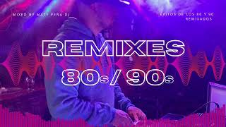 ❤️ I Love 80s amp 90s ❤️  Exitos de los 80 y 90  Remixes  Mixed By Maty Peña DJ [upl. by Hcirdla]