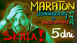 🍀Maraton ÓSMOKLASISTY 2023 z MATEMATYKI❗️Zostało 5 dni do EGZAMINU  Skala na MAPIE [upl. by Tahmosh]