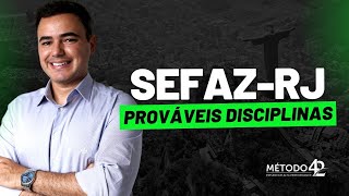 SEFAZ RJ  Disciplinas prováveis no próximo concurso [upl. by Ardnalak]