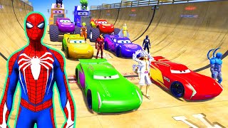 GTA V Epic New Stunt Race For Car Racing Challenge by Trevor and Shark 82 [upl. by Nwahsd]