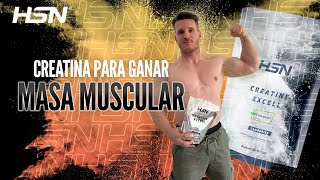 Cómo tomar creatina para ganar masa muscular 💪 [upl. by Ocirema]