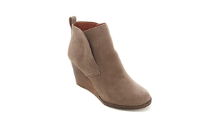 Lucky Brand Yameena Suede Wedge Bootie [upl. by Ardnajela386]