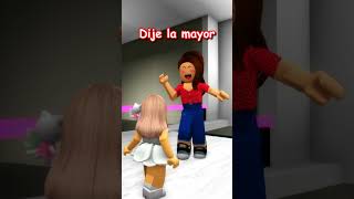 CHIQUITA QUERIA SER LA HIJA MAYOR EN ROBLOX 😲😏 roblox comedy brookhaven viralshorts viral [upl. by Yema593]