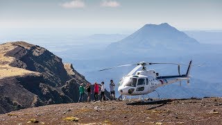 Mt Tarawera Helicopter Tour with Volcano Landing [upl. by Ycniuqal32]