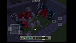 Wardens vs irons minecraft video [upl. by Ahsiuqat137]