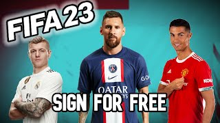 PLAYERS TO SIGN FOR FREE ON FIFA 23 CAREER MODE Season 1 Pre Contract [upl. by Cunningham654]