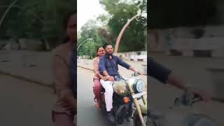 Royal Ride with Royal love bird royalenfield lovebirds lover [upl. by Costanza762]