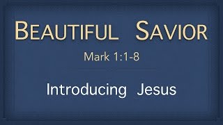 Bible Study  Mark 118 Introducing Jesus [upl. by Rolland]