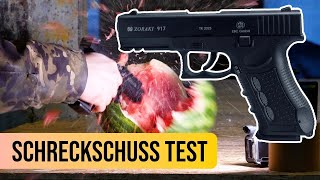 Zoraki 917 im Test Home Defense geeignet  Schreckschuss VS Melone [upl. by Navnod]