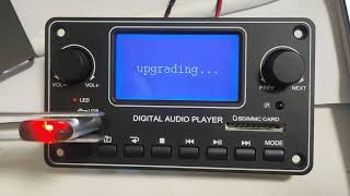 How to upgrade firmware  For the Digital Audio Player Module TDM157 [upl. by Valina346]