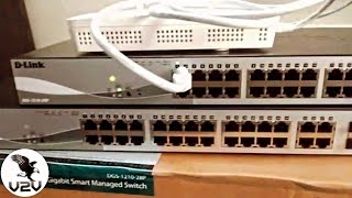 How to Create Vlan amp Trunking DLink DGS121028 L2 Switch  Dlink Switch Configuration amp IP Change [upl. by Janene]