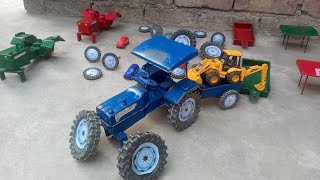 Gadi wala khilona video for baby Tractor toy fitting Child mini tractor trolley [upl. by Honan]