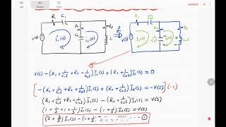 Función de transferencia de circuito eléctrico de dos mallas RLC Video completo [upl. by Amikahs]