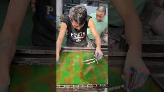 Water transfer printing technology for jewelrywood grain hydrographiccraft printingshorts [upl. by Mussman]