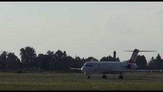 Fokker 100Austrian AirwaysTakeOffPlane Spotting HD [upl. by Humo]