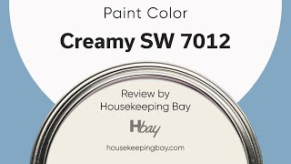 Creamy SW 7012 White Paint Coordinating Colors Trim Colors That Go With amp Undertones [upl. by Nosneh]