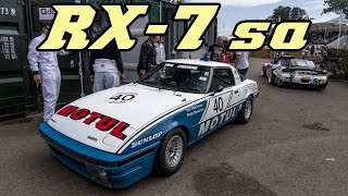 Mazda RX7 sa at Goodwood 2015 idle amp revving [upl. by Spark318]