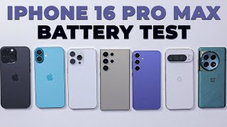 iPhone 16 Pro Max Battery Life Test [upl. by Htrow]